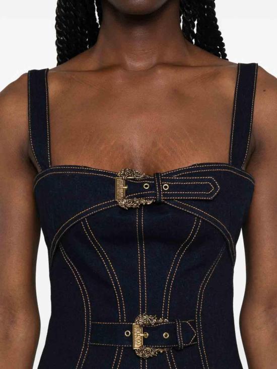 26SS 베르사체 숏팬츠 80HAO951DT088907 Medium Wash - VERSACE