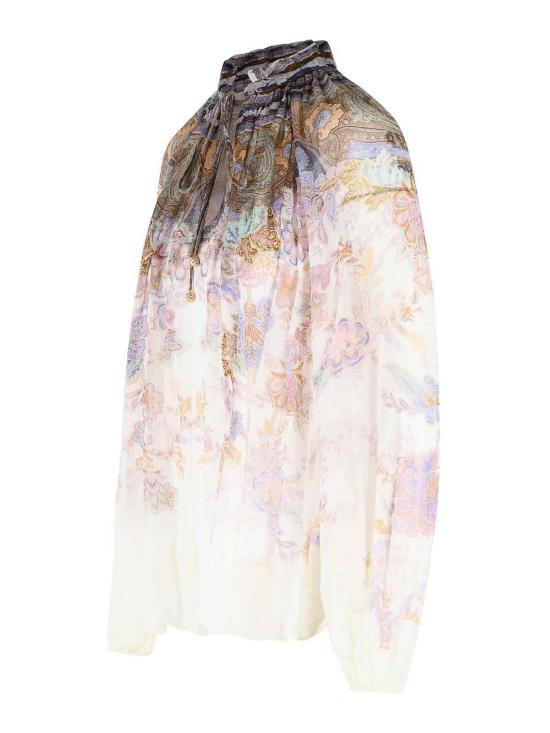 26SS 짐머만 블라우스 0991TS261CREAMBLUE Cream - ZIMMERMANN