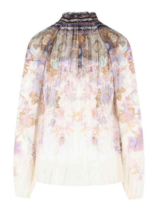 26SS 짐머만 블라우스 0991TS261CREAMBLUE Cream - ZIMMERMANN