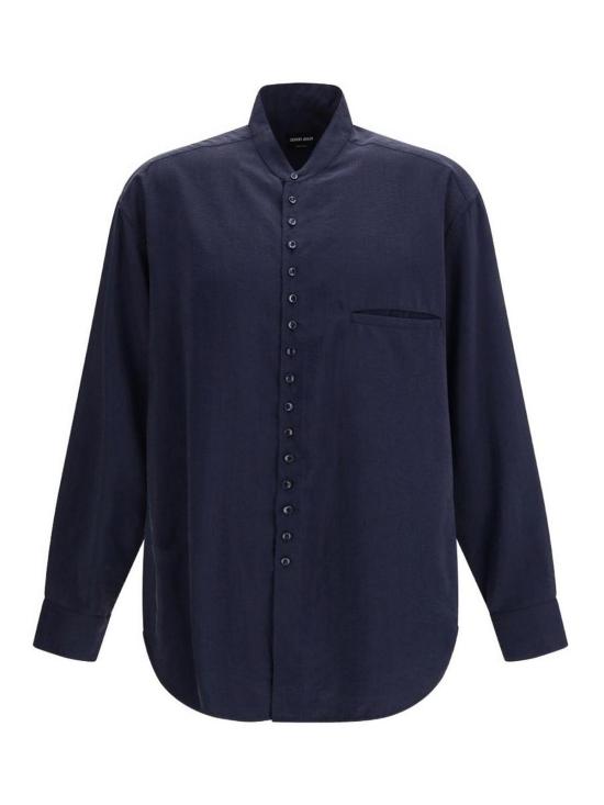 26SS 조르지오 아르마니 긴팔 셔츠 GM003501TE10081UB102 Blue