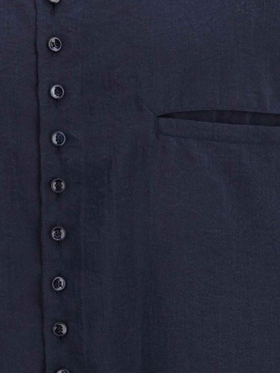 26SS 조르지오 아르마니 긴팔 셔츠 GM003501TE10081UB102 Blue - GIORGIO ARMANI