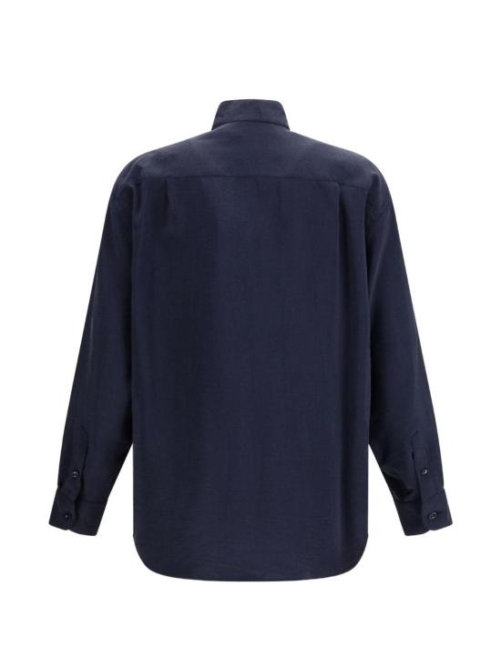 26SS 조르지오 아르마니 긴팔 셔츠 GM003501TE10081UB102 Blue - GIORGIO ARMANI