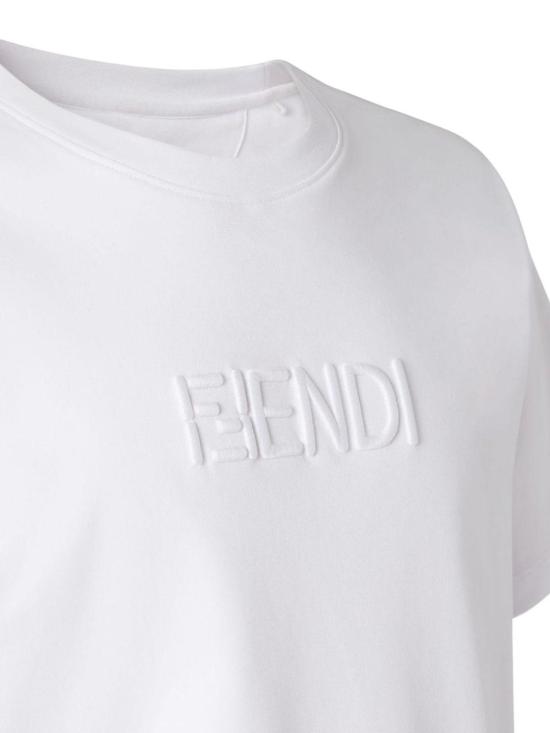 26SS 펜디 반팔 티셔츠 FY1319AY0GF0QA0 White - FENDI