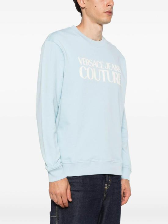 26SS 베르사체 긴팔 티셔츠 80GAIT01CF01T291 Blue - VERSACE