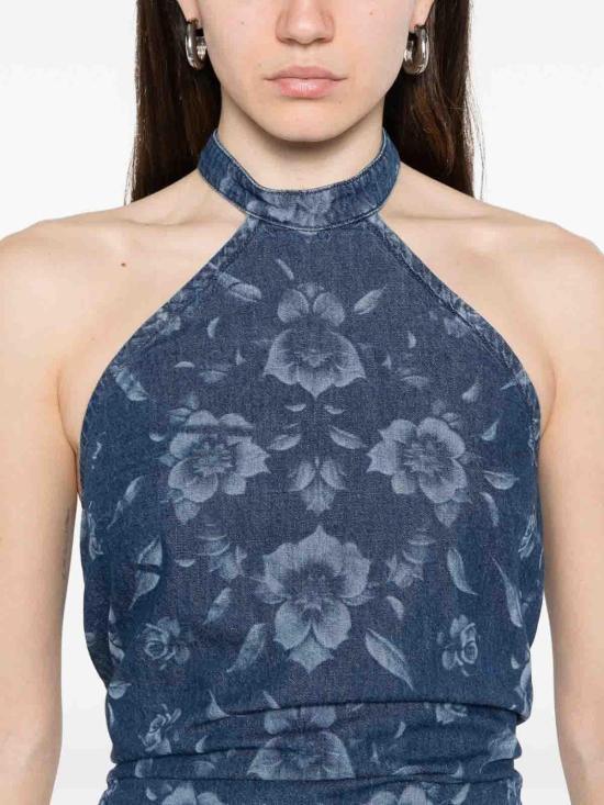 26SS 핑코 민소매 티셔츠 106411A34PJC Medium Wash - PINKO