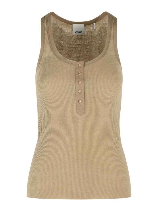 26SS 이자벨마랑 민소매 티셔츠 TS0318FAD2K02I50LB Beige