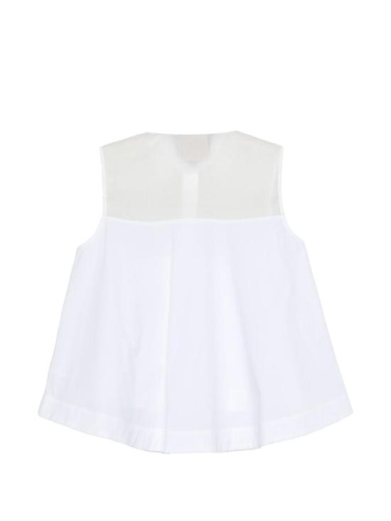 26SS 세미쿠튀르 민소매 티셔츠 Y6SK02ADELINAA090 White - SEMI-COUTURE