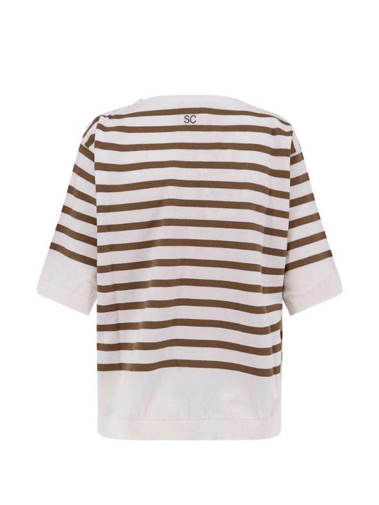 26SS 세미쿠튀르 민소매 티셔츠 Y6SD01AURORAA09V Beige - SEMI-COUTURE