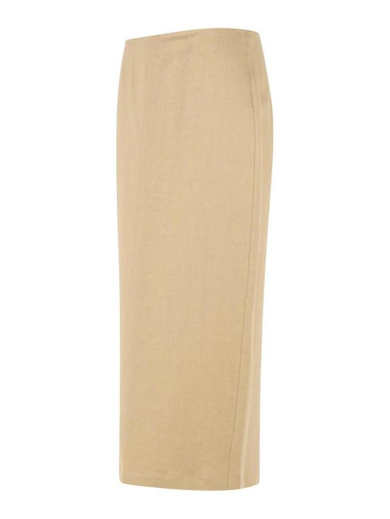 26SS 막스마라 롱 스커트 26111011736E15 Beige - MAX MARA