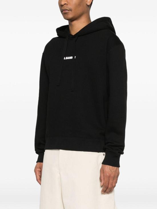 26SS 질샌더 후드 티셔츠 J22GU0149J20128001 Black - JIL SANDER