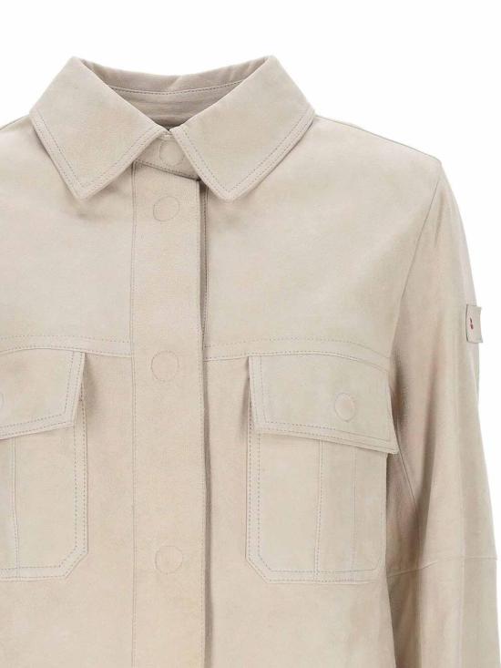 26SS 페트레이 가죽 자켓 PED556799012407ERA729 Light Beige - PEUTEREY