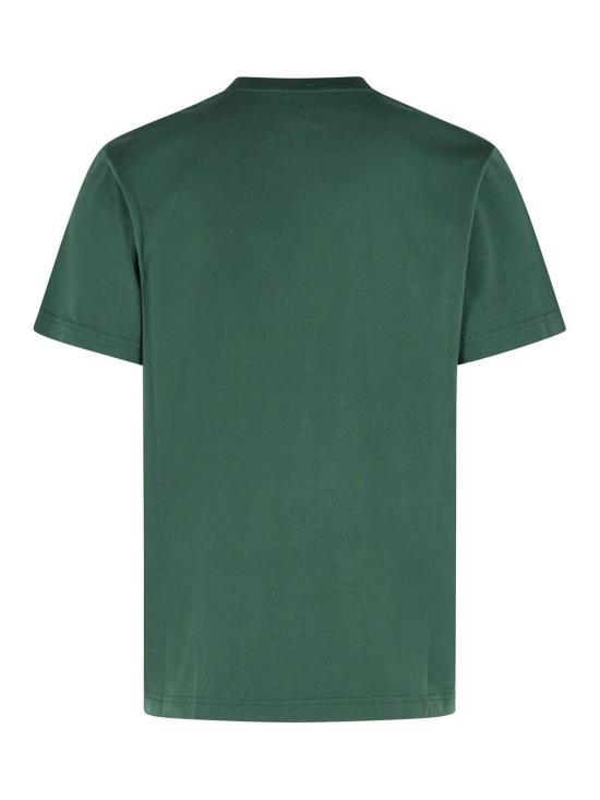 26SS 몽클레어 자수 트라이컬러 로고 코튼 티셔츠 0918C0007489B8Q866 Green - MONCLER