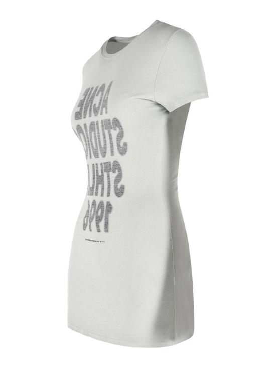 26SS 아크네 스튜디오 레이어드 그래픽 티셔츠 AL0513AAA Grey - ACNE STUDIOS