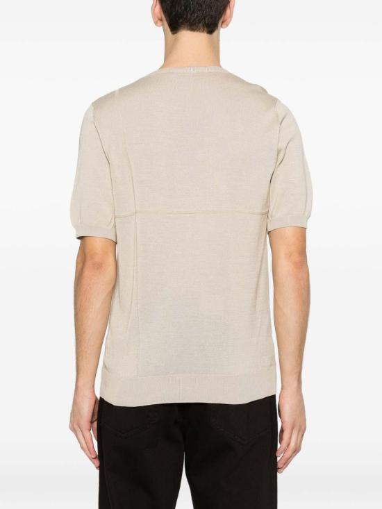26SS 딸리아토레 반팔 티셔츠 BURTONPEPWE260226E233ECRU Beige - TAGLIATORE