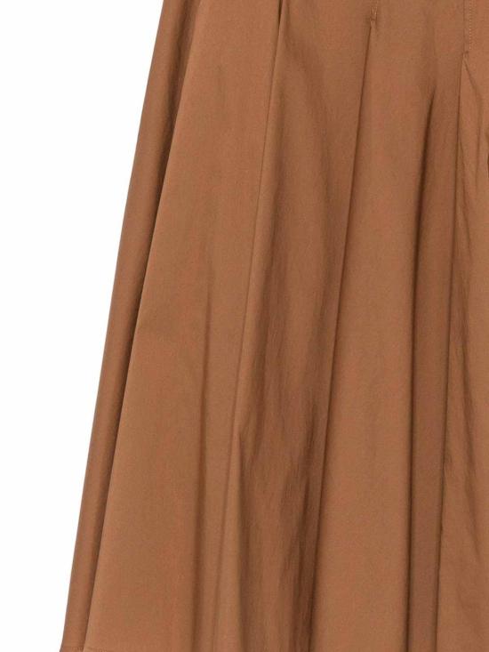 26SS 세미쿠튀르 미디 스커트 S6SK34SAT891 Brown - SEMI-COUTURE