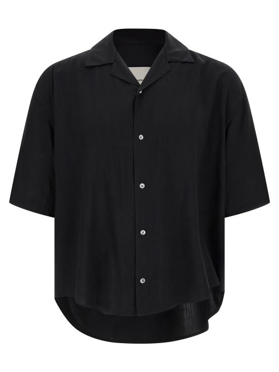 26SS 아미 숏슬리브 자수 아미 파리 박시 셔츠 HSH830VI0036001