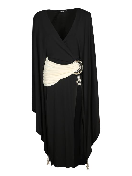 26SS 아멘쿠튀르 롱 원피스 ACS26701 C99 Black