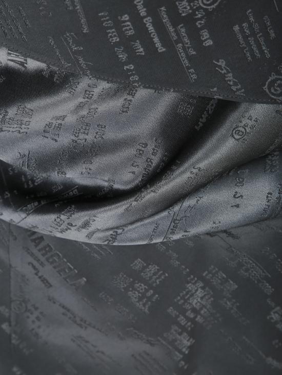 26SS MM6 메종마르지엘라 폴디드 자카드 탑 S52NC0358 M35737 002J Grey - MM6 MAISON MARGIELA