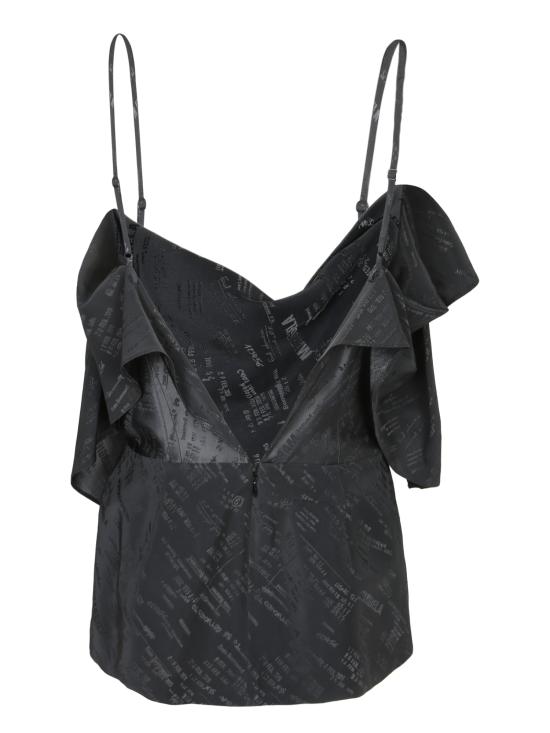 26SS MM6 메종마르지엘라 폴디드 자카드 탑 S52NC0358 M35737 002J Grey - MM6 MAISON MARGIELA