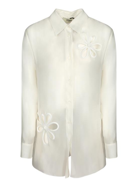 26SS 펜디 셔츠 FS8355 AW9P F0ZNM White