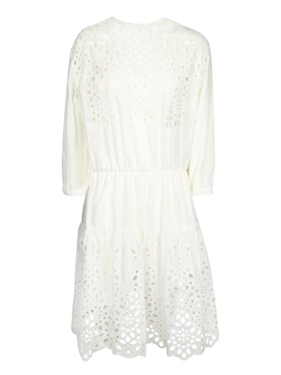 26SS 모스키노 미디 원피스 0451 3251 0002 White