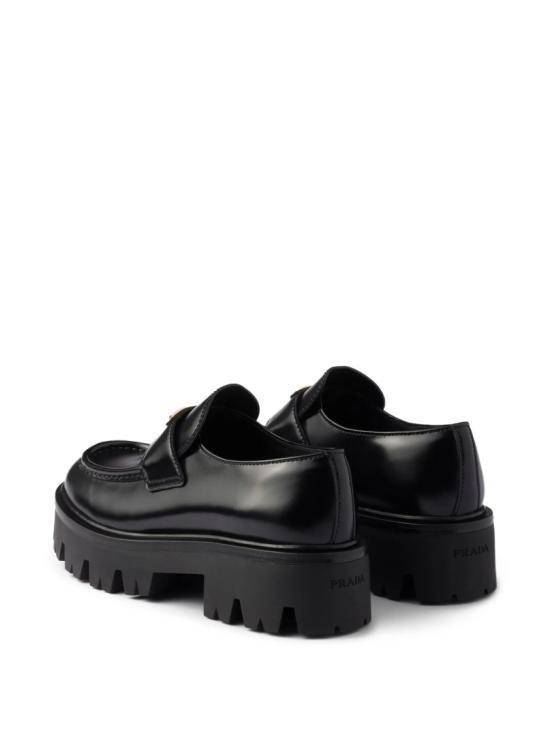  프라다 브러쉬드 레더 로퍼 브러쉬드 레더 로퍼 1D185O 055 Black - PRADA