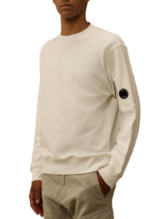 26SS 씨피 컴퍼니 다이애그널 레이즈드 플리스 스웨트셔츠 RCCMSS713A005086W103 Neutrals - C.P. COMPANY