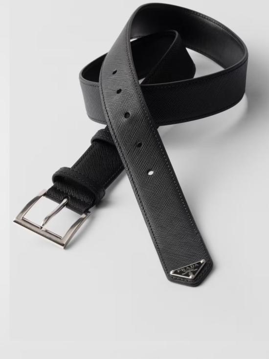  프라다 가죽 벨트 2CC672 053 Black - PRADA