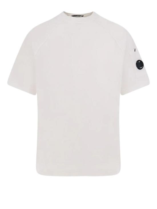 26SS 씨피 컴퍼니 라이트 플리스 숏슬리브 스웨트셔츠 20CMSS034A002246G103 White