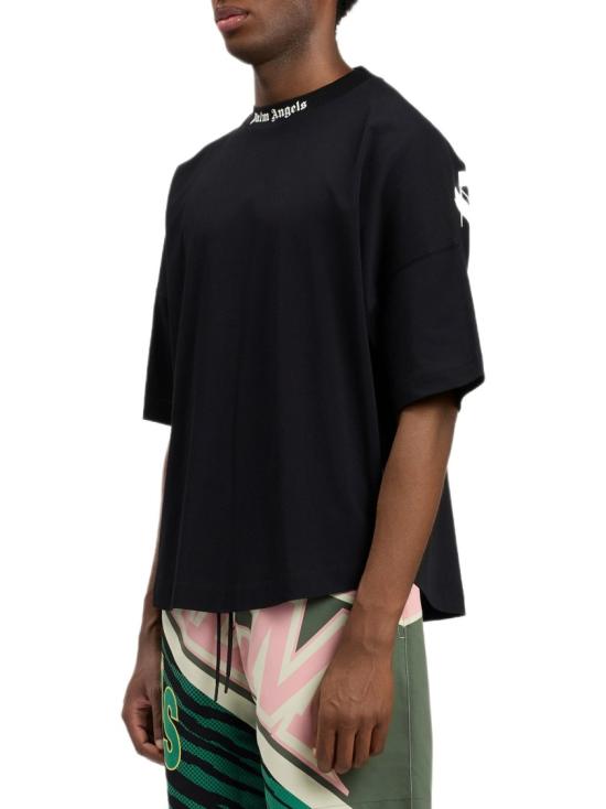 26SS 팜앤젤스 반팔 티셔츠 PMAA10BS26JER0011003 Black - PALM ANGELS