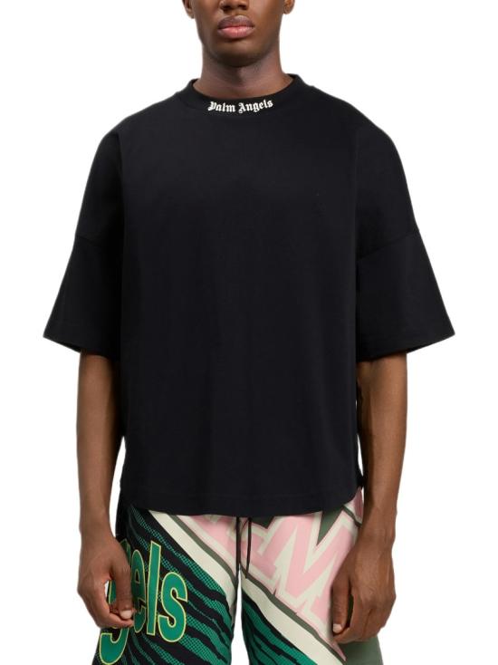 26SS 팜앤젤스 반팔 티셔츠 PMAA10BS26JER0011003 Black - PALM ANGELS