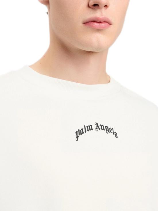 26SS 팜앤젤스 탑 PMBA08JS26FLE0040310 White - PALM ANGELS
