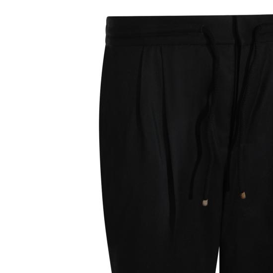 26FW 브루넬로 쿠치넬리 트레이닝/조거 팬츠 ME226E1710 C5730 BLACK - BRUNELLO CUCINELLI