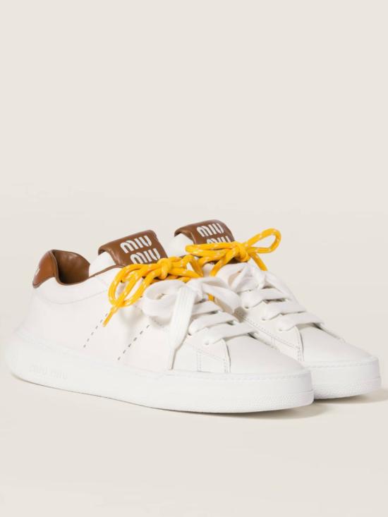 26FW 미우미우 스니커즈 5E387E 3L48 White - MIU MIU
