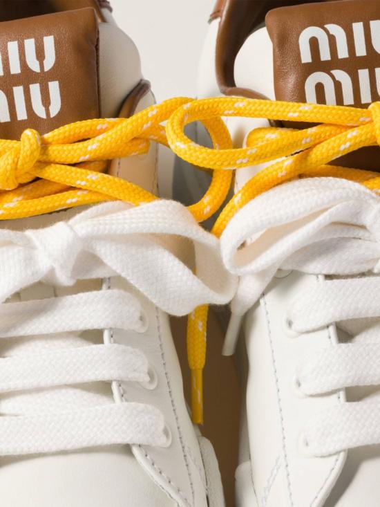 26FW 미우미우 스니커즈 5E387E 3L48 White - MIU MIU