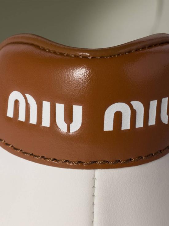26FW 미우미우 스니커즈 5E387E 3L48 White - MIU MIU