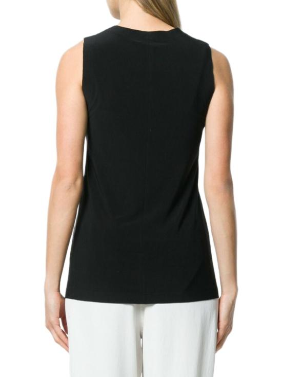 26SS 노마카말리 민소매 티셔츠 KK4266PL107001BLACK Black - NORMA KAMALI