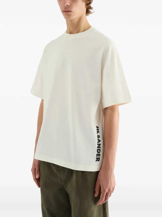 26FW 질샌더 반팔 티셔츠 J22GC0277J20347 102 PORCELAIN - JIL SANDER