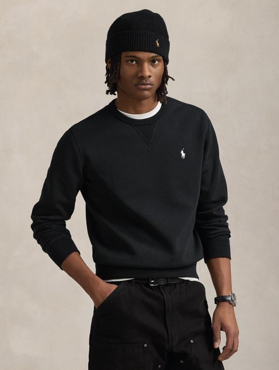 26FW 랄프 로렌 긴팔 티셔츠 Felpa in Maglia Doppia Nero