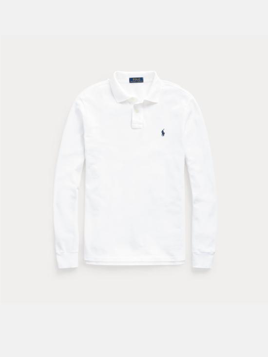 26FW 랄프 로렌 폴로 티셔츠 폴로 마니카 룽가 커스텀 슬림핏 비앙카 - RALPH LAUREN