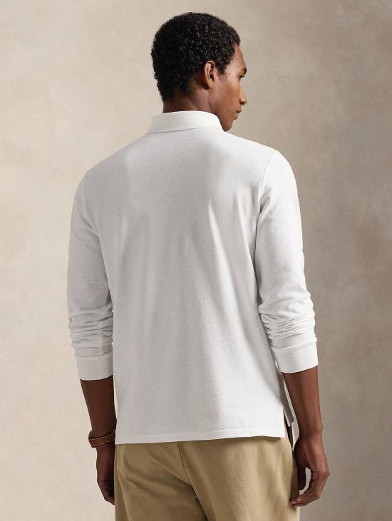 26FW 랄프 로렌 폴로 티셔츠 폴로 마니카 룽가 커스텀 슬림핏 비앙카 - RALPH LAUREN