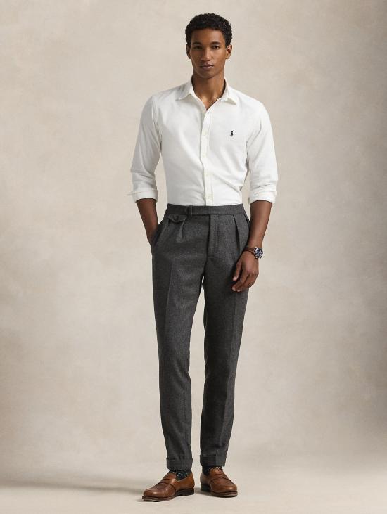 26FW 랄프 로렌 긴팔 셔츠 옥스포드 슬림핏 비앙카 카미시아 - RALPH LAUREN