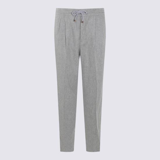 26FW 브루넬로 쿠치넬리 트레이닝/조거 팬츠 M038PE1710 C511 LIGHT GREY - BRUNELLO CUCINELLI