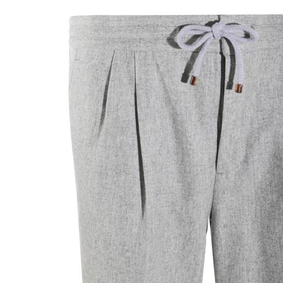 26FW 브루넬로 쿠치넬리 트레이닝/조거 팬츠 M038PE1710 C511 LIGHT GREY - BRUNELLO CUCINELLI