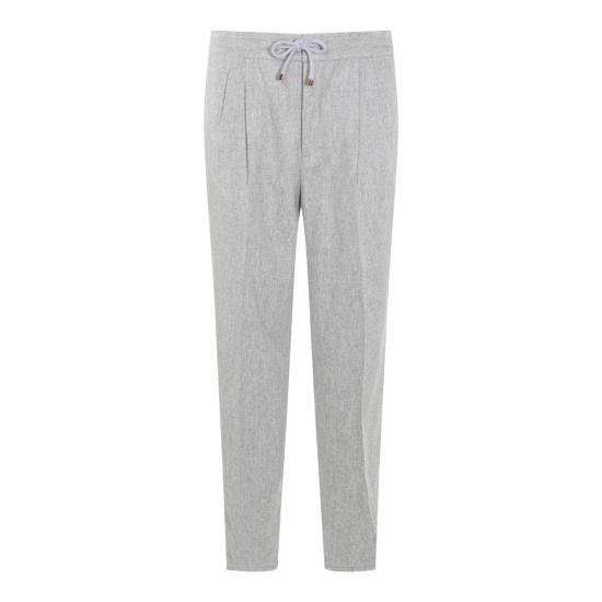26FW 브루넬로 쿠치넬리 트레이닝/조거 팬츠 M038PE1710 C511 LIGHT GREY