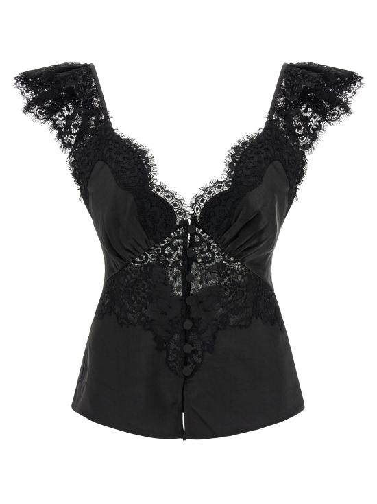 26SS 셀프 포트레이트 탑 RS26176TABBLACK