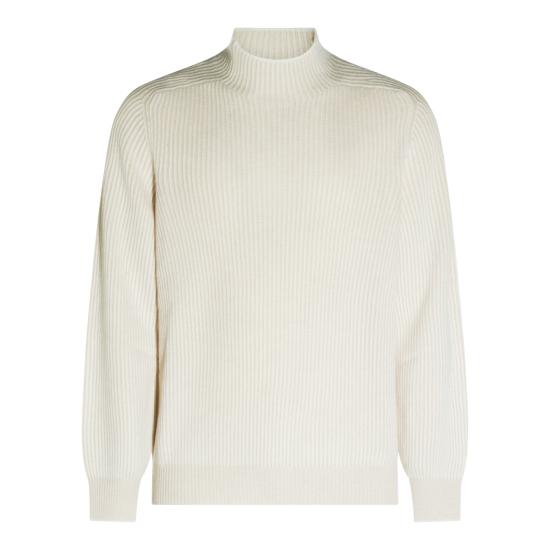 26FW 브루넬로 쿠치넬리 터틀넥 M22700514 CS120 OFF WHITE
