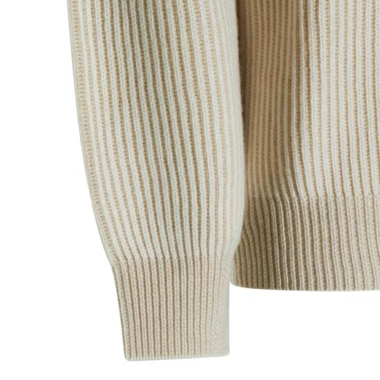 26FW 브루넬로 쿠치넬리 터틀넥 M22700514 CS120 OFF WHITE - BRUNELLO CUCINELLI
