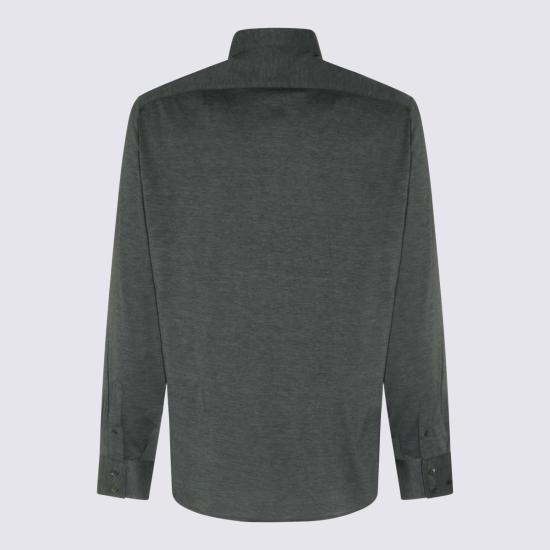 26FW 브루넬로 쿠치넬리 스프레드 칼라 경량 저지 셔츠 MH8366686 C572 - BRUNELLO CUCINELLI