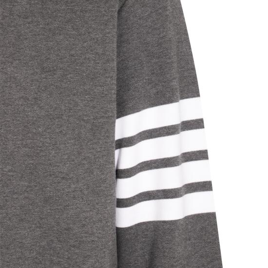 26FW 톰브라운 로고 패치 엔지니어드 4바 스웨트셔츠 MJT021H 00535025 DARK GREY - THOM BROWNE